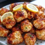 Lemon Garlic Chicken Bites