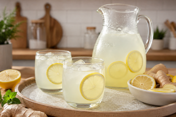 Lemon Ginger Water
