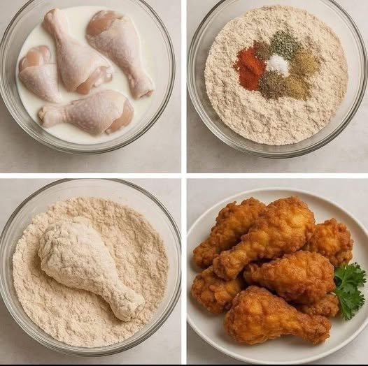 Air Fryer Buttermilk Fried Chicken Drumsticks
