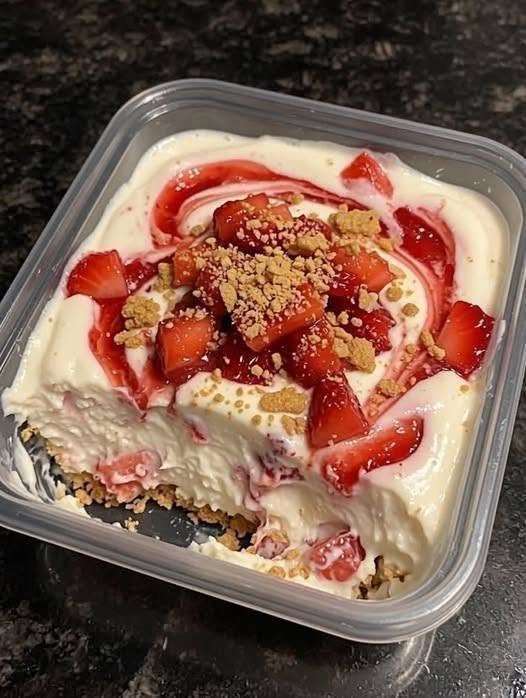 Strawberry Cheesecake (Easy Baked Recipe)
