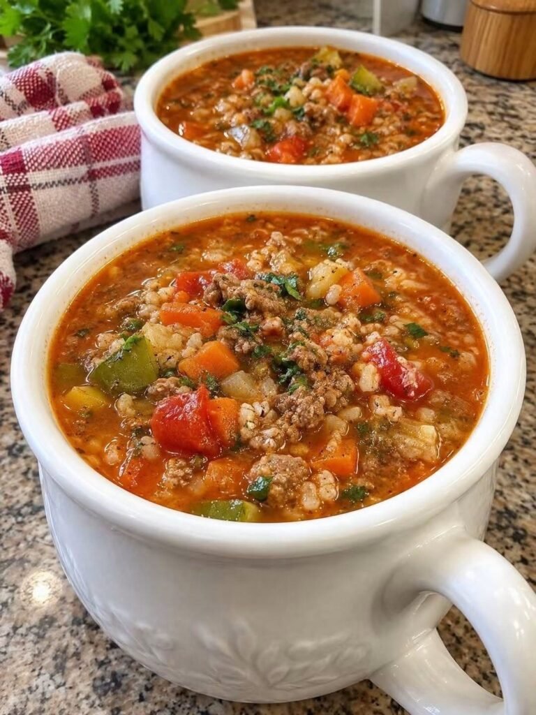 Creamy Keto Pizza Soup