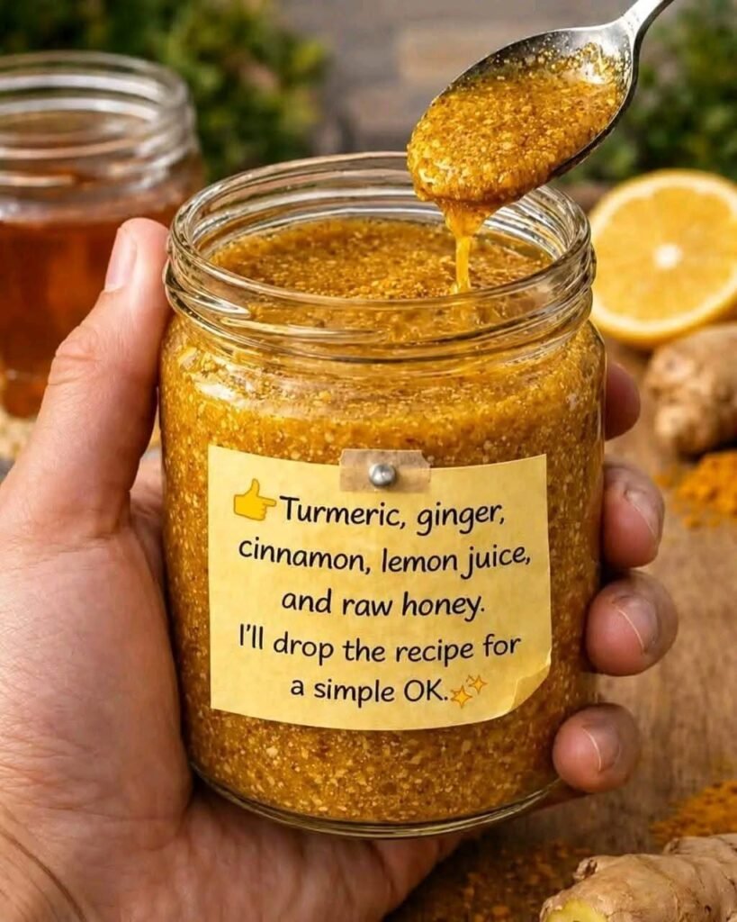Turmeric, Ginger, Cinnamon, Lemon Juice, and Raw Honey: A Simple Homemade Recipe